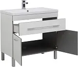 Мебель для ванной Aquanet Верона 90 белая, 1 ящик, 2 двери фото 3