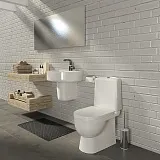 Унитаз-компакт Sanita Luxe Best WC.CC/Best/2-DM/WHT.G/S1 напольный с сиденьем микролифт фото 4