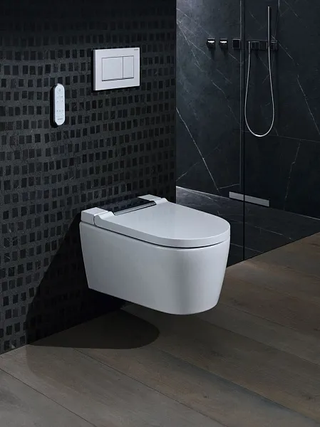 Унитаз Geberit AquaClean Sela 146.224.21.1 подвесной безободковый с микролифтом с биде фото 4