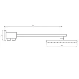 Верхний душ PAINI Milano 50CR759TCASQET9 фото 6