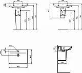 Раковина Ideal Standard Connect Air Cube 60 см E074201 фото 6