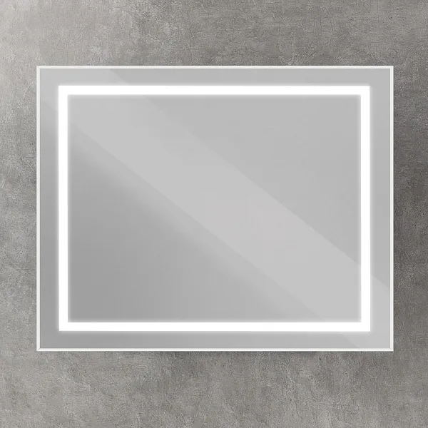 Зеркало BelBagno Kraft 100x80 SPC-KRAFT-1000-800-SENS-AL с подсветкой фото 2
