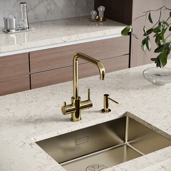 Смеситель для кухонной мойки Sancos Vela SC4013ZG фото 1