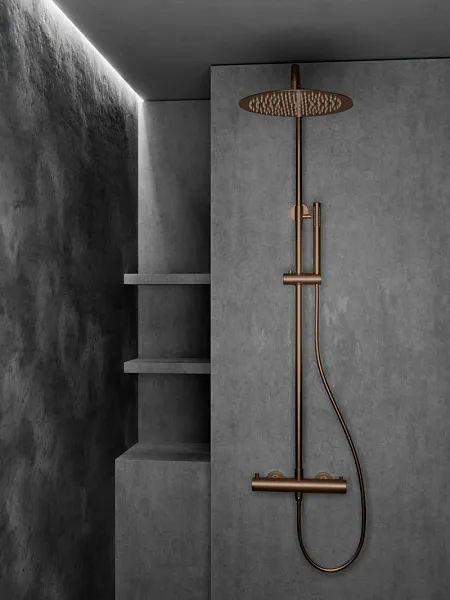 Душевая стойка KNOTLOR ECLIPSE SS-24/RB фото 4