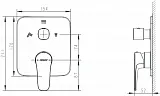 Смеситель Bravat Source Black PB8173218BW-3-ENG для ванны с душем фото 2