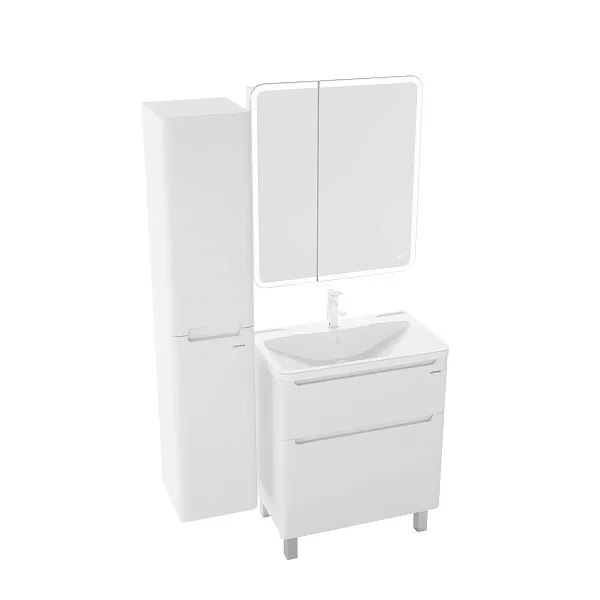 Зеркало-шкаф Grossman Адель 70x80 правая с подсветкой фото 1