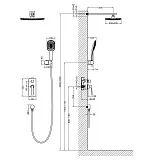Душевой комплект TIMO Helmi SX-4069/03SM фото 2