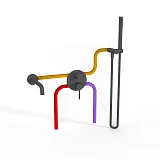 Душевой комплект PAINI Cox 78PZSET26911BATH фото 2