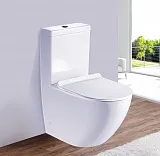 Унитаз-компакт Esbano Ripolli-c ESUNRIPOCW напольный безободковый с микролифтом фото 1