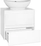 Тумба с раковиной Style Line Монако 60 подвесная осина белая фото 5