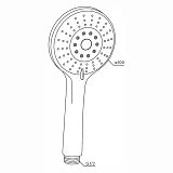 Душевая лейка PAINI Catania CTCR155F3D100 фото 6