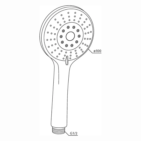 Душевая лейка PAINI Catania CTCR155F3D100 фото 6