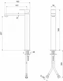 Смеситель Cezares Prizma PRIZMA-LSM1-A-03/24-W0 для раковины фото 2