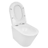 Унитаз Azario Teramo AZ-0053-UQ3 подвесной безободковый с сиденьем микролифт фото 3