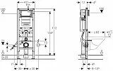 Инсталляция для унитаза Geberit Duofix 111.361.00.5 фото 2
