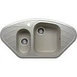 Кухонная мойка Polygran F-14 №14 96 Серая фото 1