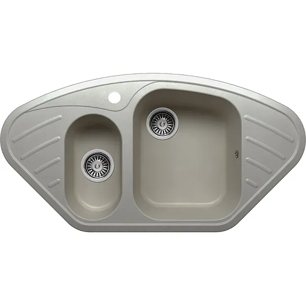 Кухонная мойка Polygran F-14 №14 96 Серая фото 1