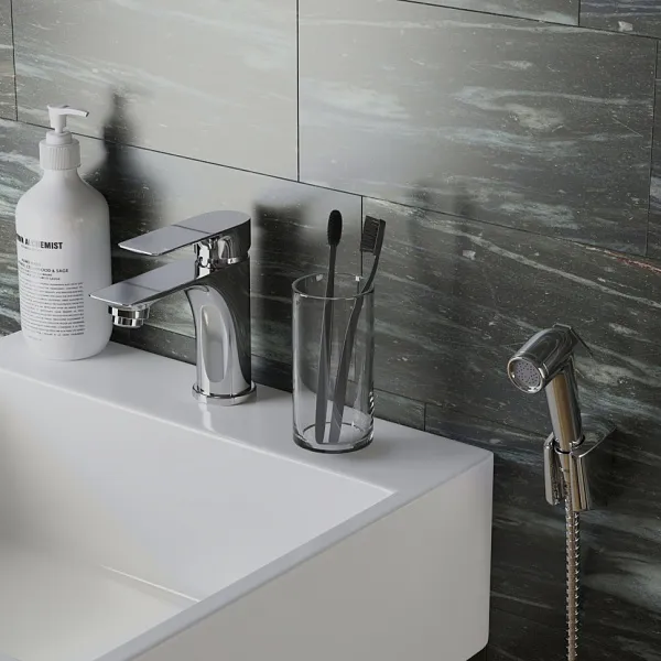 Смеситель для раковины PAINI Garda 76CR205/574 фото 4