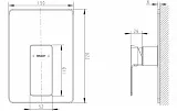 Смеситель Bravat Phillis PB856101CP-ENG для душа фото 2