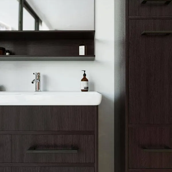 Зеркало Бриклаер Чили 90x89 4627125415074 с полочкой и подсветкой фото 2