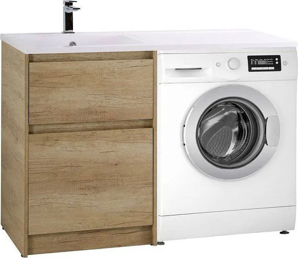 Мебель для ванной BelBagno Kraft-LVD 120 напольная левая rovere nebrasca nature фото 10