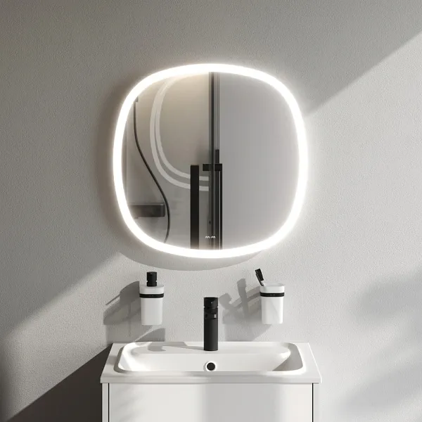 Зеркало AM.PM Func 60x60 M8FMOX0601WGS с подсветкой фото 2