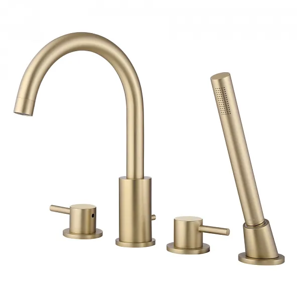 Смеситель на борт ванны ABBER Wasser Kreis AF8113G фото 1