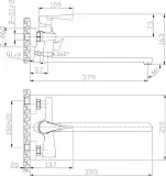 Смеситель Rossinka RS34 RS34-32 универсальный фото 2