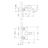 Смеситель Lemark Evitta LM0514C для ванны с душем фото 2