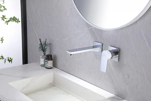 Смеситель для раковины ABBER Weiss Insel AF8082W фото 2