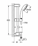 Душевой гарнитур Grohe Tempesta 27927001 фото 2