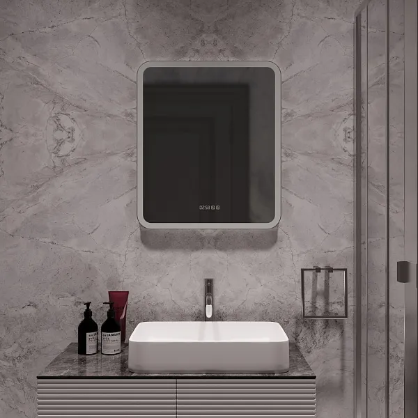 Зеркало Mixline Стив-3 70x60 4660245991745 с подсветкой фото 4