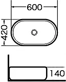 Раковина Grossman 60 см GR-3015 фото 8