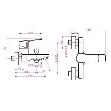 Смеситель для ванны с душем PAINI Viva Style P4YO111 фото 10