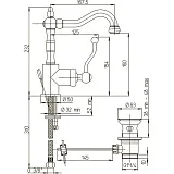 Смеситель для раковины PAINI Duomo 88OP250 фото 3