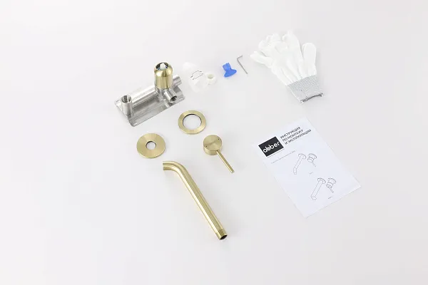 Смеситель для раковины ABBER Wasser Kreis 316 AF8112BG-M фото 2