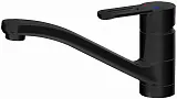 Смеситель Bravat Stream-D Black F737163BM-1 для кухонной мойки фото 1