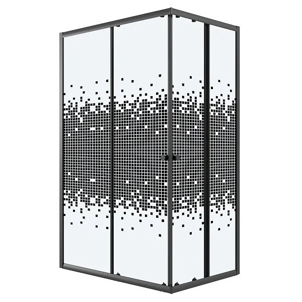 Душевой уголок Niagara Eco NG-1018-14QBLACK фото 1