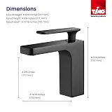 Смеситель для раковины TIMO Torne 4361/03F фото 4