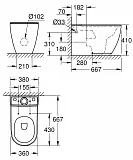 Унитаз Grohe Essence 3957200H напольный фото 3