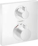 Термостат Hansgrohe Ecostat Square 15714700 для ванны с душем с внутренней частью фото 1