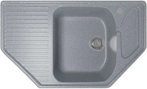 Кухонная мойка Mixline ML-GM24-309 Темно-серая 525195 фото 3