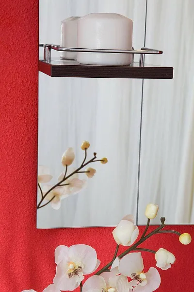 Зеркало Бриклаер Бали 62x84 4627125411816 с полочкой и подсветкой фото 4