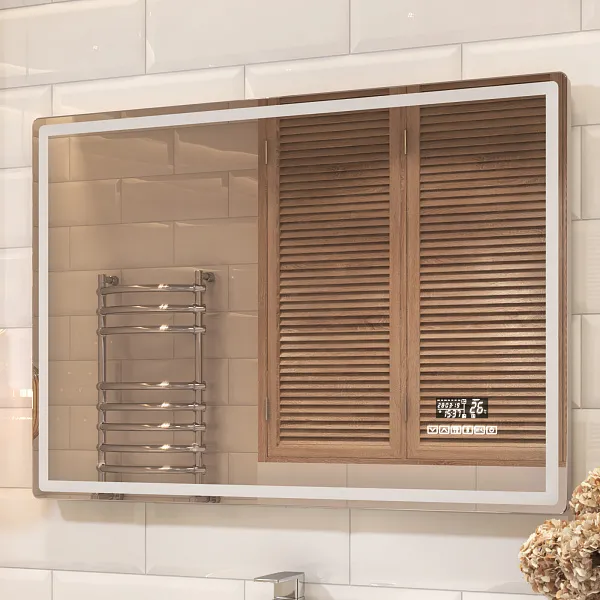 Зеркало Vigo Geometry Media Voice 70x120 4640027149021 с подсветкой фото 2