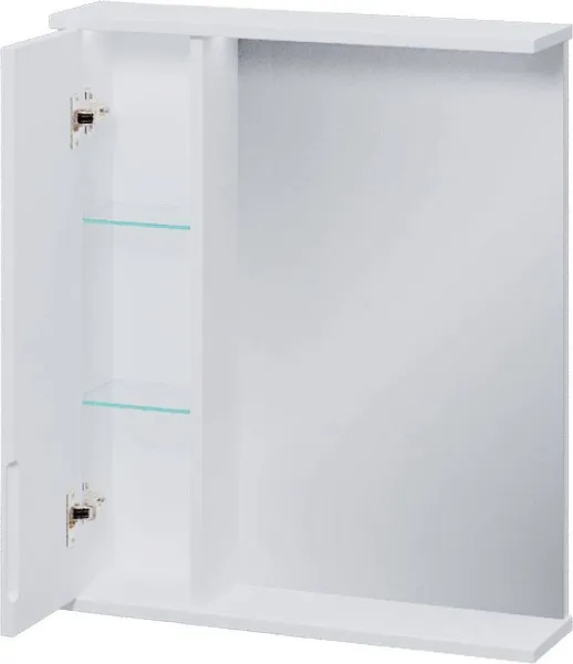 Зеркало Volna Lake 60x70 zsLAKE60.L-01 левое с полочкой и подсветкой фото 2