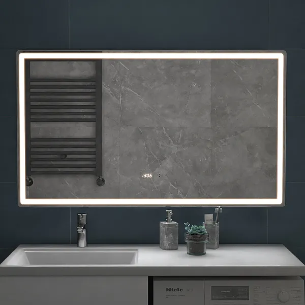 Зеркало Vigo Geometry Luxe 70x120 4630297361827 с подсветкой фото 4