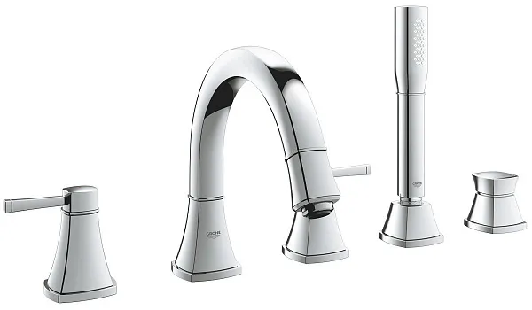 Смеситель Grohe Grandera 19919000 на борт ванны фото 1