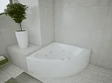 Акриловая ванна Aquatek Юпитер 150x150 UPT150-0000026 вклеенный каркас фото 4