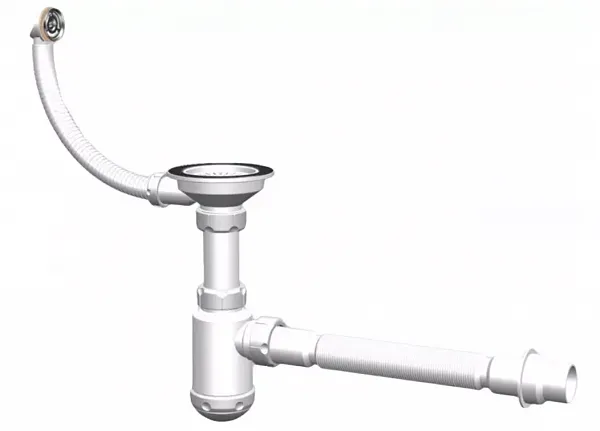 Сифон GranFest СНР 370-11-01 для раковины фото 1