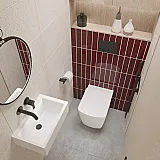 Унитаз Lavinia Boho Aveo 3306003R приставной безободковый с микролифтом фото 5